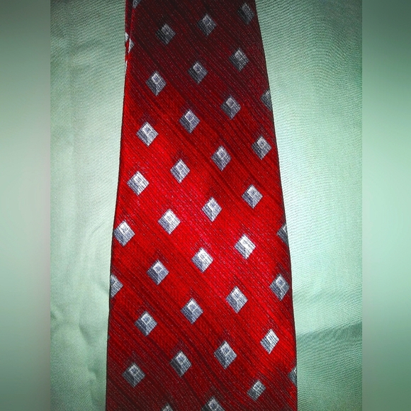 Red Prewick & Moore neck tie for men - Picture 1 of 4
